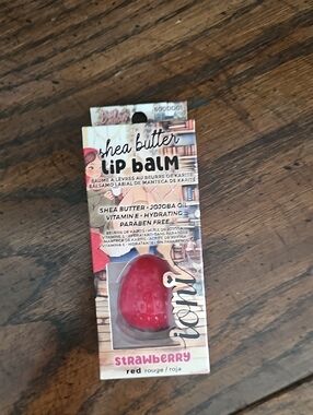 Shea Butter Lip Balm - Strawberry Red by